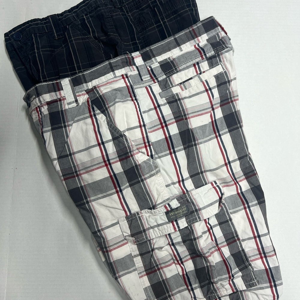 Wrangler Plaid Short Bundle size 34